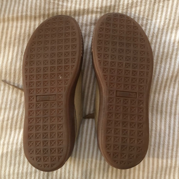 Rare Tan Platform Puma Sneakers - Picture 4 of 6